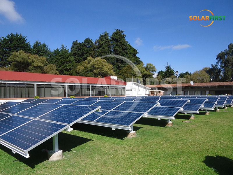 호주에서 230KWp 단일 컬럼 지상 장착