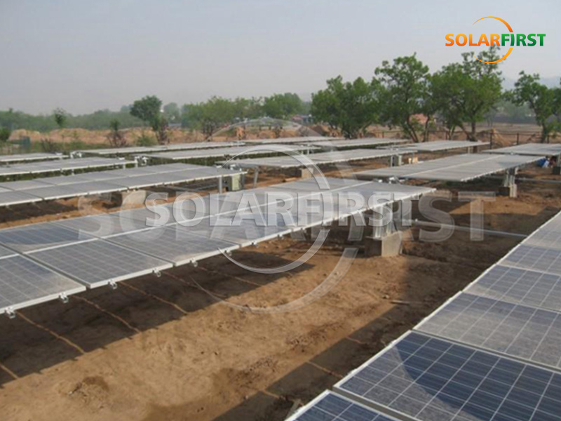칭하이의 600KWp 플랫 단축 추적