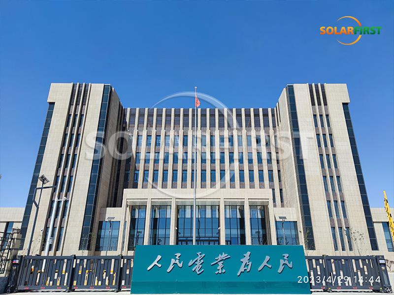 신장의 20KWp BIPV 커튼월