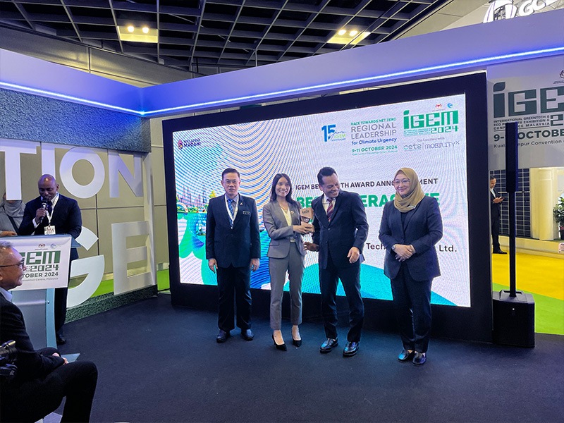 SOLAR FIRST, IGEM 2024에서 '최고의 인터랙티브 부스 수상' 영예