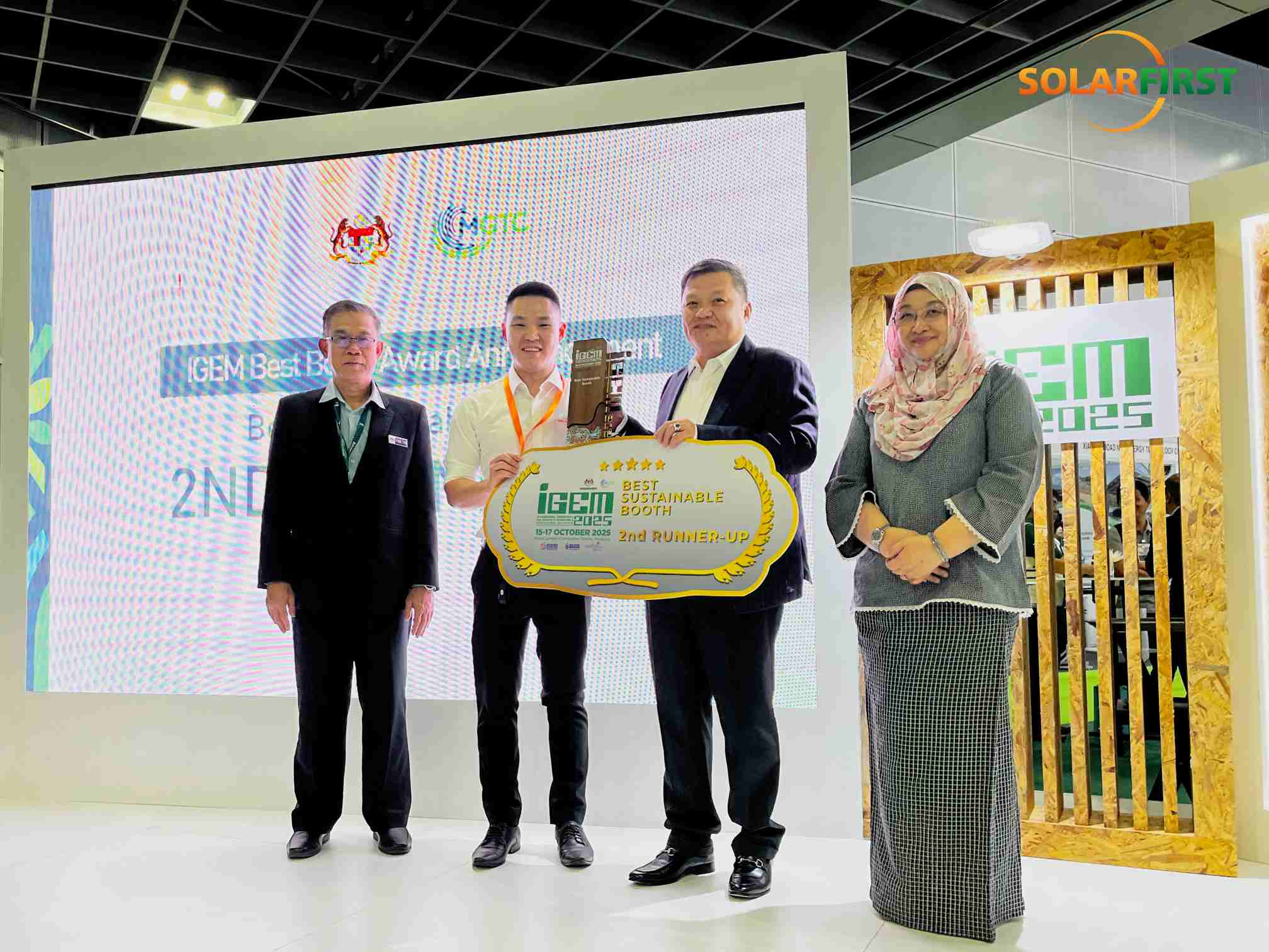 Solar First Group, IGEM에서 빛나며 권위 있는 부스상 2개 수상