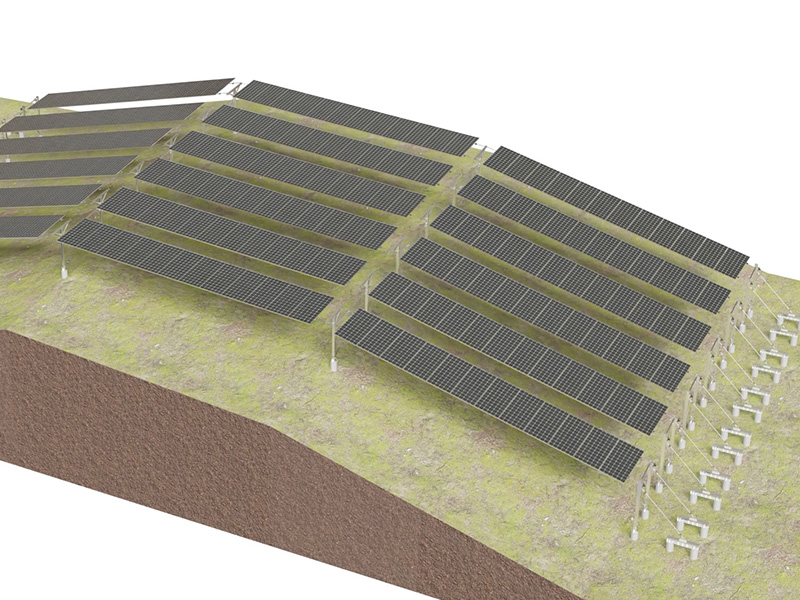 Flexible Solar Support Systems: A Standardized Installation Approach for Complex Terrain